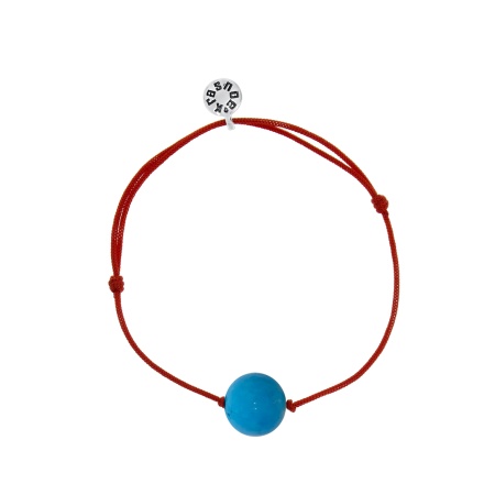 Купить оптом браслет из серебра с бирюзой 4340279156 от Krasnoe