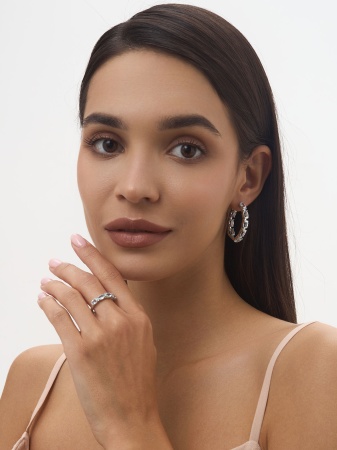 Купить оптом серьги из серебра с топазами 2340071183 от Krasnoe