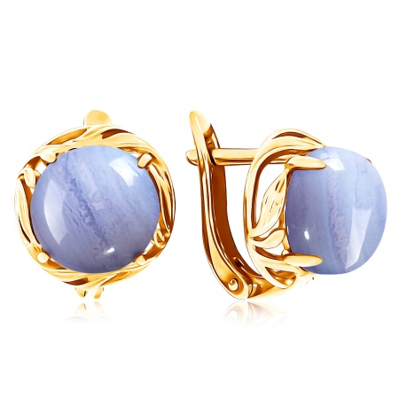 Купить оптом серьги из серебра с агатами 2320391864-84 от Krasnoe