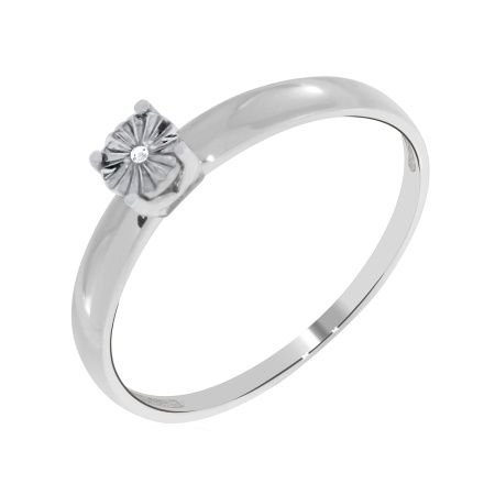 Купить оптом кольцо из серебра с фианитом 1340200428 от Krasnoe