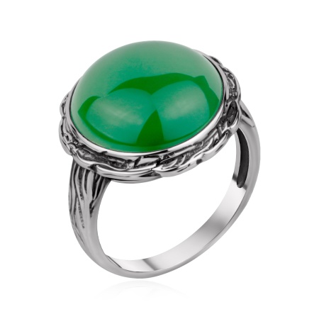 Купить оптом кольцо из серебра с агатом 1310396593-1-60 от Krasnoe