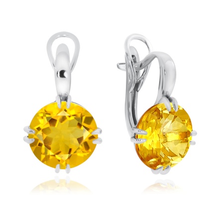 Купить оптом серьги из серебра с фианитами 2340201496-65 от Krasnoe