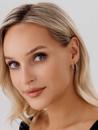 Купить оптом серьги из серебра без вставок 2340401885 от Krasnoe