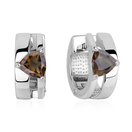 Купить оптом серьги из серебра с топазами 2340105537 от Krasnoe