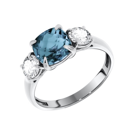 Купить оптом кольцо из серебра с фианитами 1340200283-76 от Krasnoe