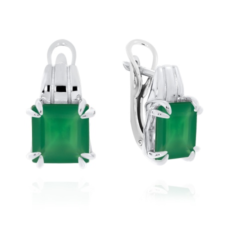 Купить оптом серьги из серебра с агатами 2340391531-60 от Krasnoe