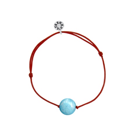 Купить оптом браслет из серебра с агатом 4340399156-77 от Krasnoe