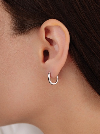 Купить оптом серьги из серебра без вставок 2340405181 от Krasnoe