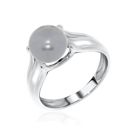 Купить оптом кольцо из серебра с жемчугом 1340241399-21 от Krasnoe