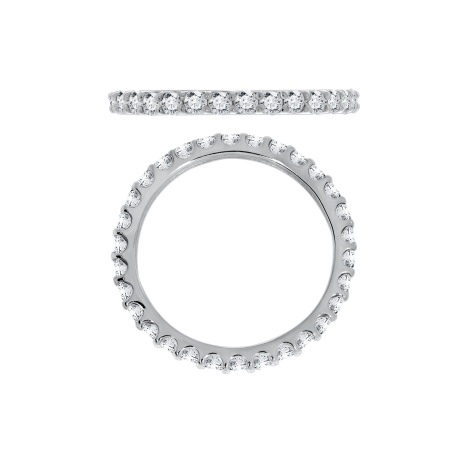 Купить оптом кольцо из серебра с фианитами 1340201315-185 от Krasnoe