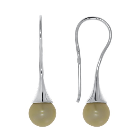 Купить оптом серьги из серебра с жемчугами 2340244211-43 от Krasnoe