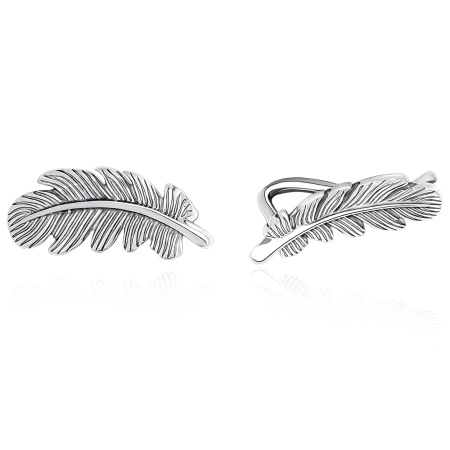 Купить оптом серьги из серебра без вставок 2340405413 от Krasnoe