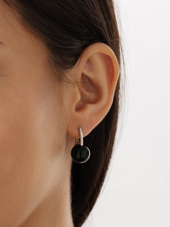 Купить оптом серьги из серебра с агатами 2340394318-20 от Krasnoe