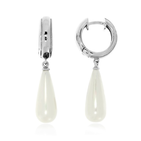 Купить оптом серьги из серебра с жемчугами 2340241348 от Krasnoe