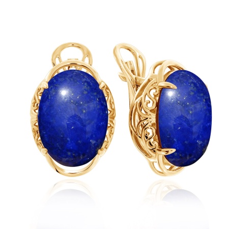 Купить оптом серьги из серебра с лазуритами 2320470968 от Krasnoe