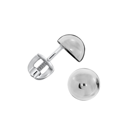 Купить оптом пусеты из серебра без вставок 2340401615 от Krasnoe