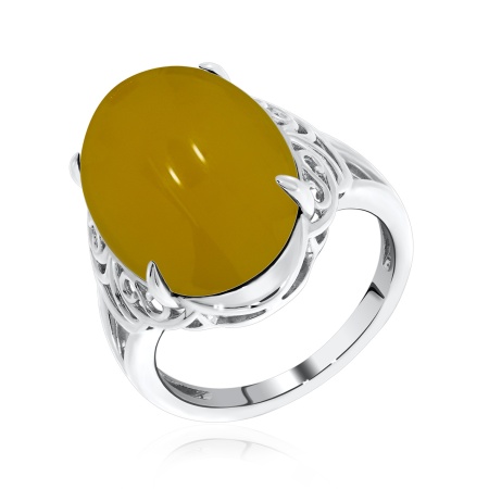 Купить оптом кольцо из серебра с агатом 1340390968-50 от Krasnoe