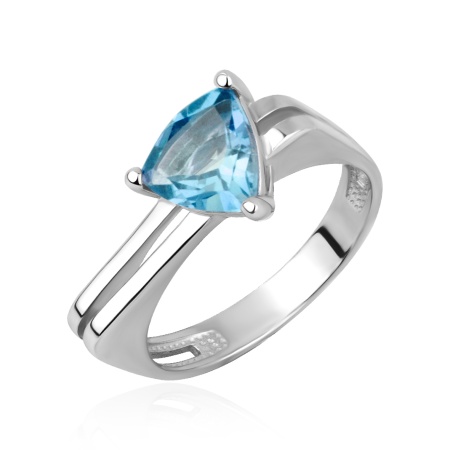 Купить оптом кольцо из серебра с топазом 1340075538-71 от Krasnoe