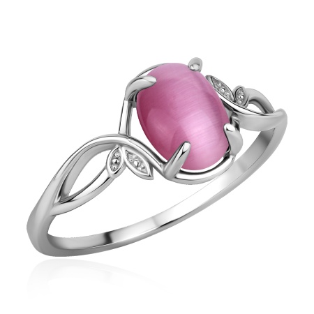 Купить оптом кольцо из серебра с кошачий глазом 1340266336-30 от Krasnoe