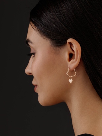 Купить оптом серьги из серебра с фианитами 2320201894-2 от Krasnoe