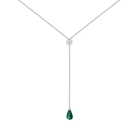 Купить оптом колье из серебра с агатом 8340393226-45-60 от Krasnoe