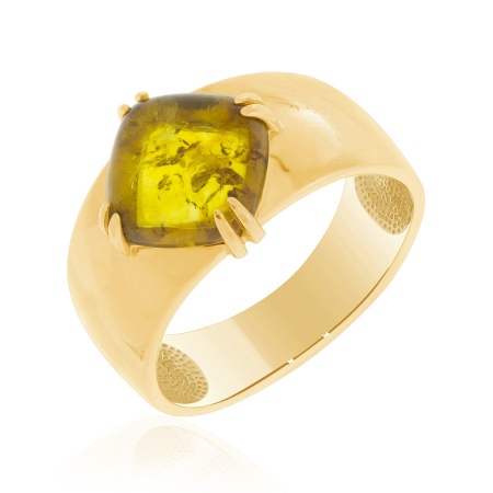 Купить оптом кольцо из серебра с янтарём 1320481455 от Krasnoe