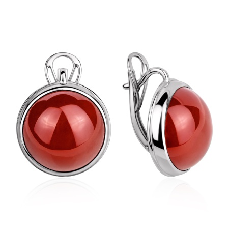 Купить оптом серьги из серебра с агатами 2340396379-31 от Krasnoe