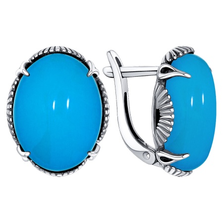 Купить оптом серьги из серебра с агатами 2310395123-70 от Krasnoe