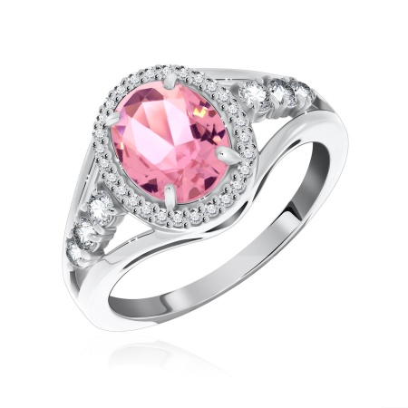 Купить оптом кольцо из серебра с фианитами 1340200182-30 от Krasnoe