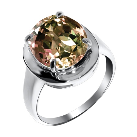 Купить оптом кольцо из серебра с кристалл ювелирныйом 1340290029-98 от Krasnoe