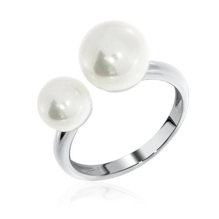 Купить оптом кольцо из серебра с жемчугами 1340244318 от Krasnoe
