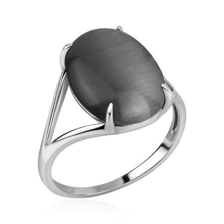 Купить оптом кольцо из серебра с кошачий глазом 1340265893-21 от Krasnoe