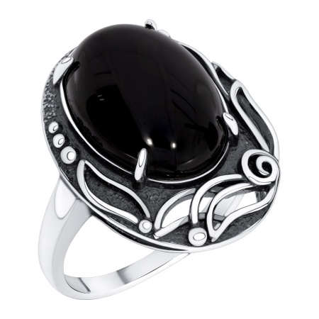 Купить оптом кольцо из серебра с агатом 1310395780-20 от Krasnoe