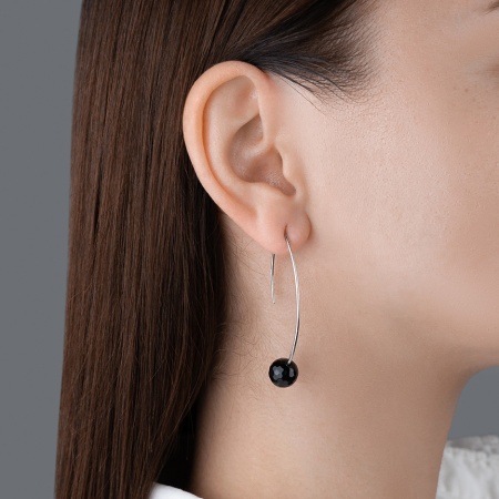 Купить оптом серьги из серебра с агатами 2340391063-20 от Krasnoe