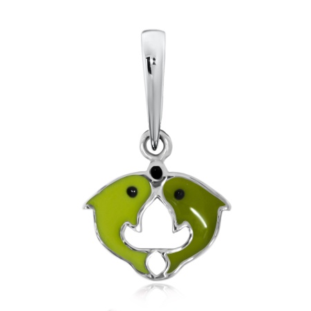 Купить оптом подвеска из серебра с эмалью 3340625030-1 от Krasnoe