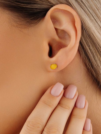 Купить оптом пусеты из серебра с агатами 2340392320-50 от Krasnoe