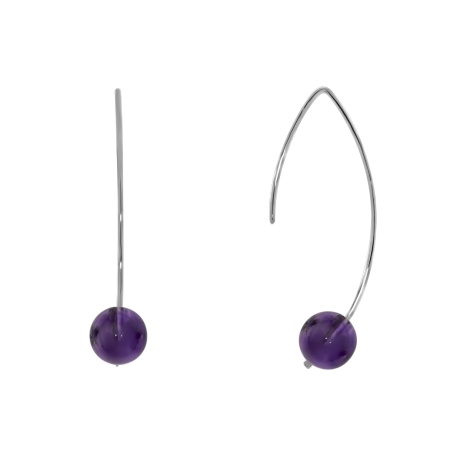 Купить оптом серьги из серебра с амазонитами 2340371063 от Krasnoe