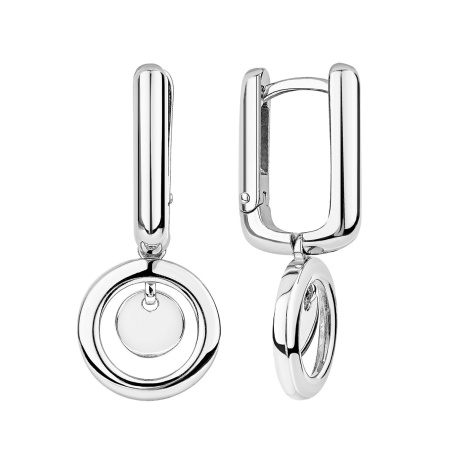 Купить оптом серьги из серебра без вставок 2340405301 от Krasnoe