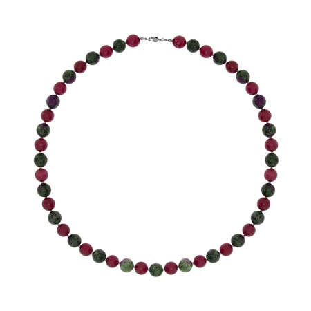 Купить оптом бусы из серебра с жадом 8340656118-55 от Krasnoe