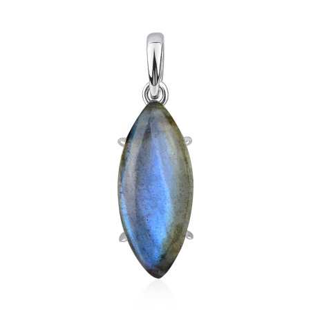 Купить оптом подвеска из серебра с лабрадоритом 3340Л06353 от Krasnoe