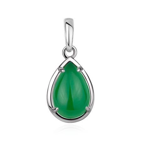 Купить оптом подвеска из серебра с агатом 3340396553-1-60 от Krasnoe