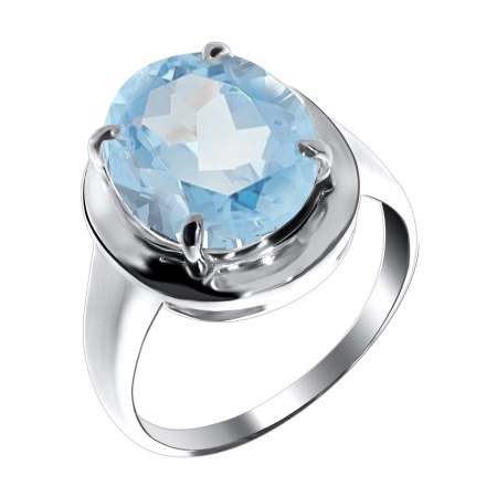 Купить оптом кольцо из серебра с топазом 1340070029 от Krasnoe