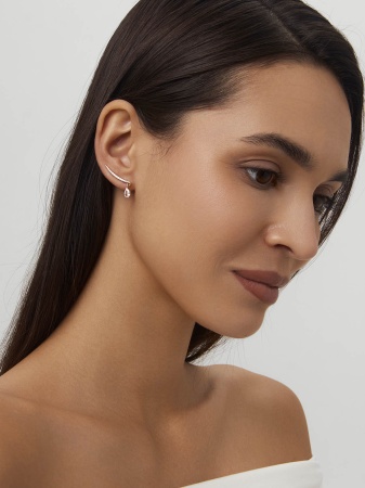 Купить оптом серьги из серебра с фианитами 2329204903л от Krasnoe