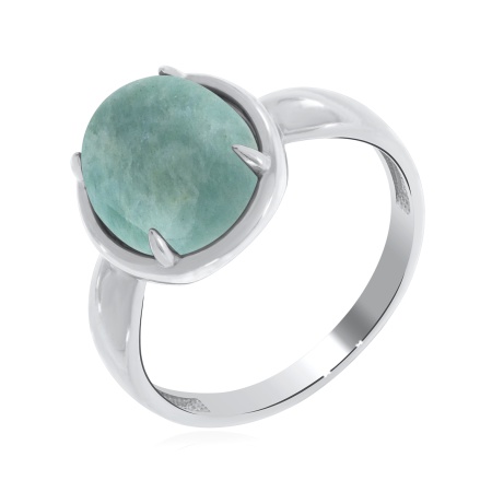 Купить оптом кольцо из серебра с амазонитом 1340371838 от Krasnoe