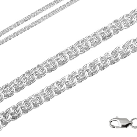 Купить оптом цепь из серебра без вставок 366012080060 от Krasnoe