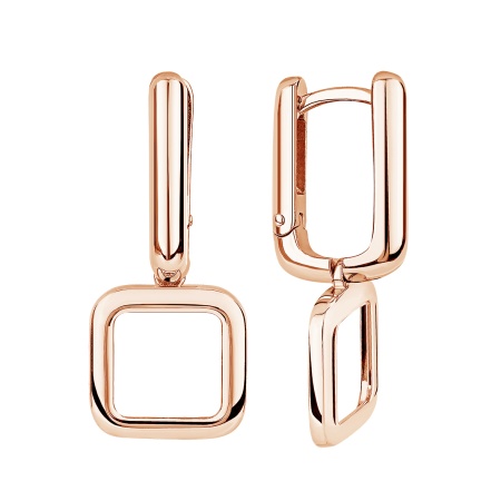 Купить оптом серьги из серебра без вставок 2320405302 от Krasnoe