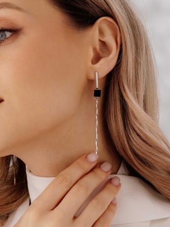 Купить оптом серьги из серебра с агатами 2340390824-20 от Krasnoe