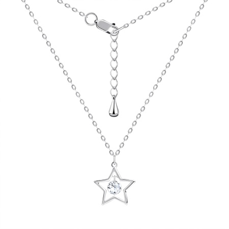 Купить оптом колье из серебра с фианитом 8340204770-11-3-38 от Krasnoe