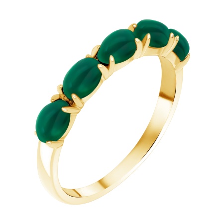 Купить оптом кольцо из серебра с агатами 1320395158-60 от Krasnoe