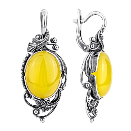 Купить оптом серьги из серебра с агатами 2310395097-50 от Krasnoe